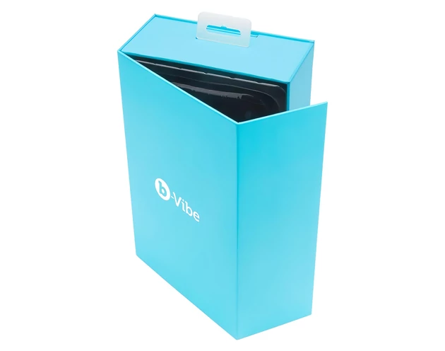 b-Vibe Novice - kezdő anál vibrátor (fekete)