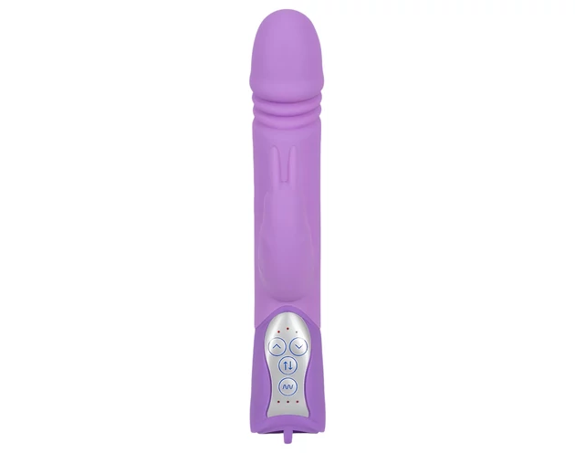 SMILE Push - lökő, csiklókaros vibrátor (lila)