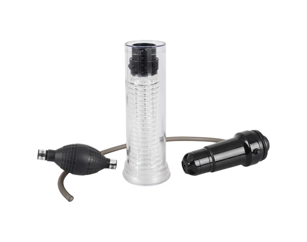 You2Toys - 2in1 - péniszpumpa és maszturbátor egyben (átlátszó)