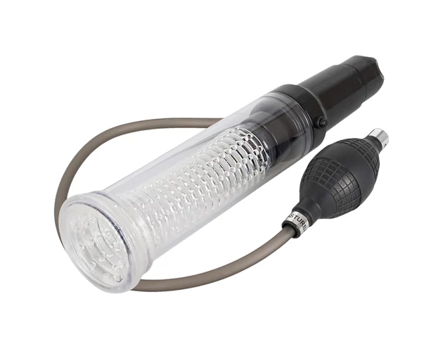 You2Toys - 2in1 - péniszpumpa és maszturbátor egyben (átlátszó)