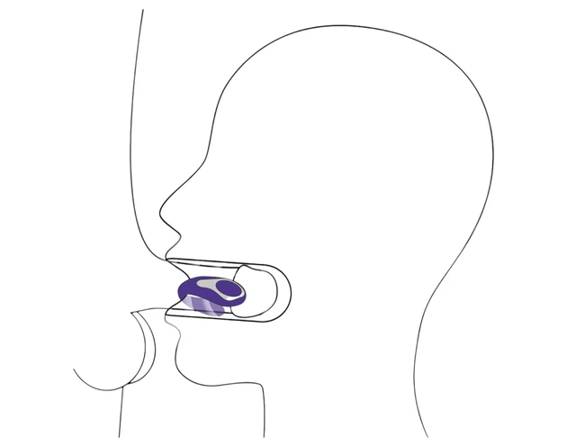 You2Toys - Blowjob - akkus, szilikon szájvibrátor (lila)