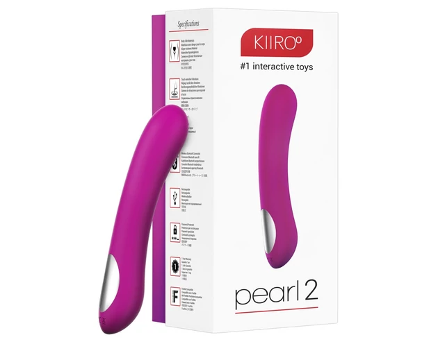 Kiiroo Pearl 2 - akkus interaktív, vízálló G-pont vibrátor (pink)