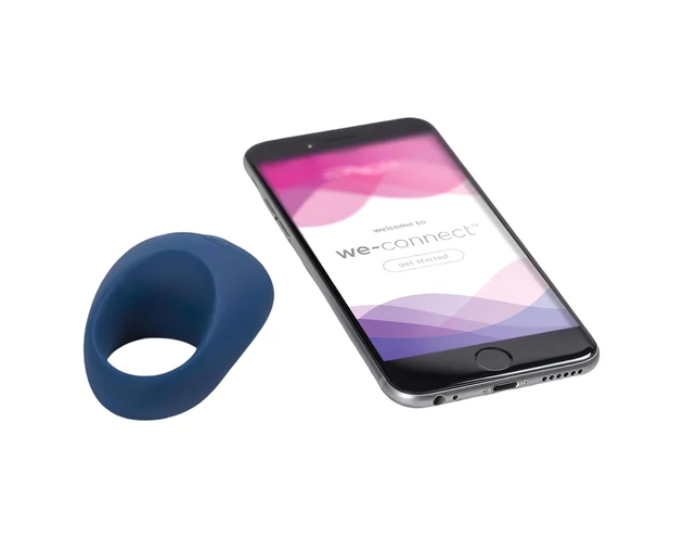 We-Vibe Pivot - akkus, vibrációs péniszgyűrű (éjkék)