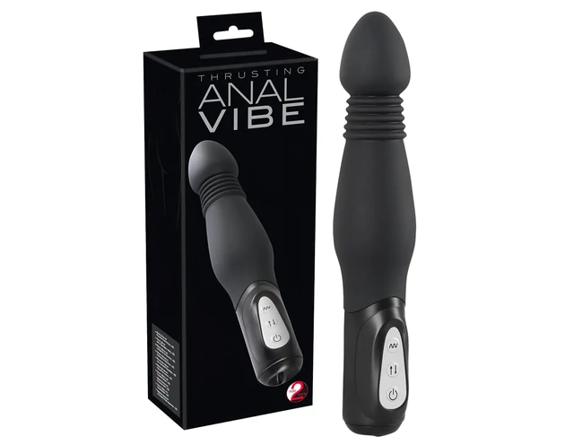 You2Toys - Anal Vibe - lökő, anál vibrátor (fekete)