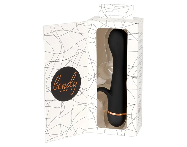 You2Toys - Bendy Tulip - szilikon vibrátor (fekete)