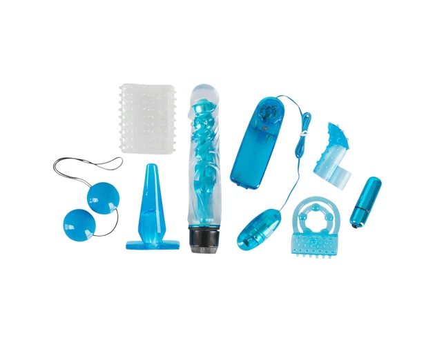You2Toys - Blue Appetizer - vibrátoros készlet (8 részes)