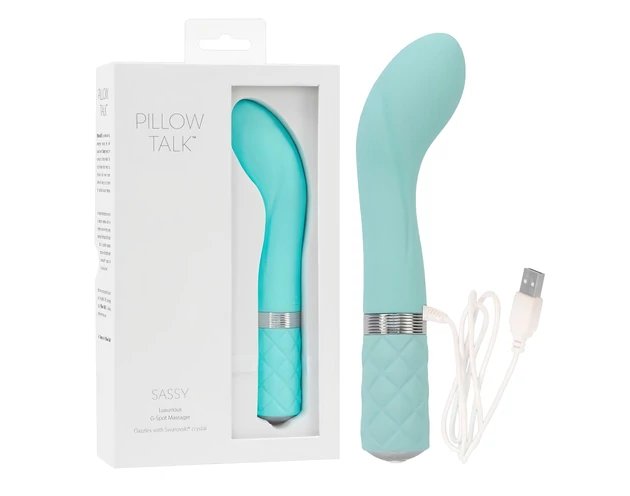 Pillow Talk Sassy - akkus G-pont vibrátor (türkiz)