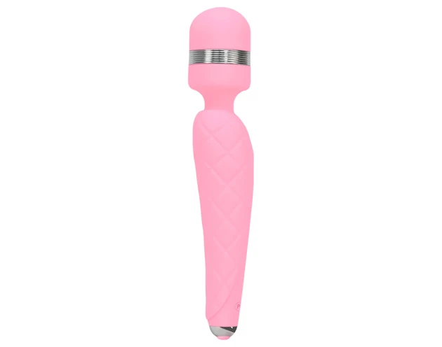 Pillow Talk Cheeky Wand - akkus masszírozó vibrátor (pink)