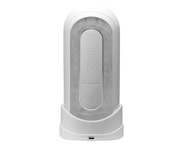 TENGA Flip Zero - vibrációs maszturbátor (fehér)