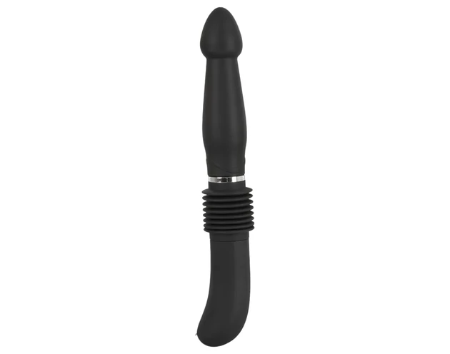 You2Toys - Push it - akkus lökő anál vibrátor (fekete)