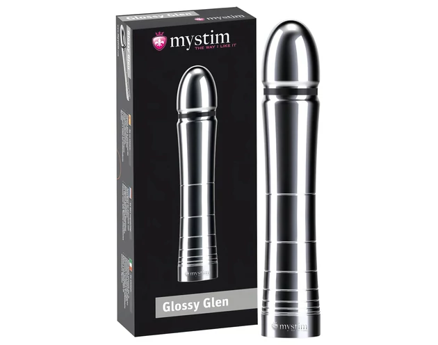mystim Glossy Glen - elektro dildó