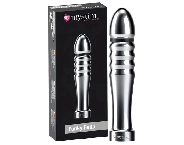 mystim Funky Fella - bordázott elektro dildó