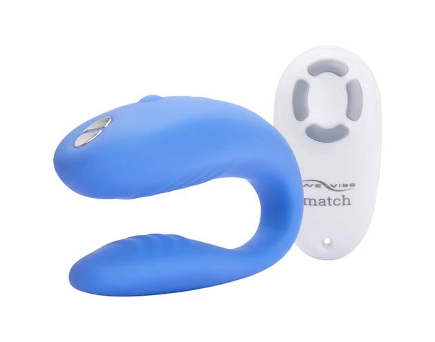 We-Vibe Match - vízálló, akkus párvibrátor (kék)