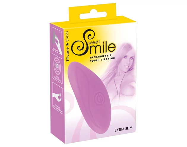 SMILE Touch - akkus hajlékony csiklóvibrátor (lila)