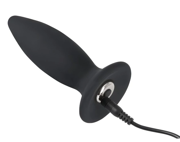 Black Velvet S - akkus, kezdő anál vibrátor - kicsi (fekete)