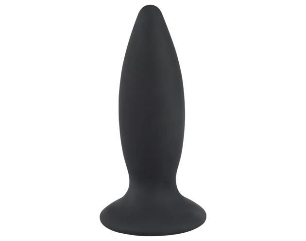 Black Velvet S - akkus, kezdő anál vibrátor - kicsi (fekete)