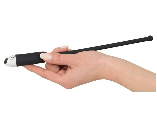 You2Toys DILATOR - szilikon húgycső vibrátor - fekete (8-11mm)