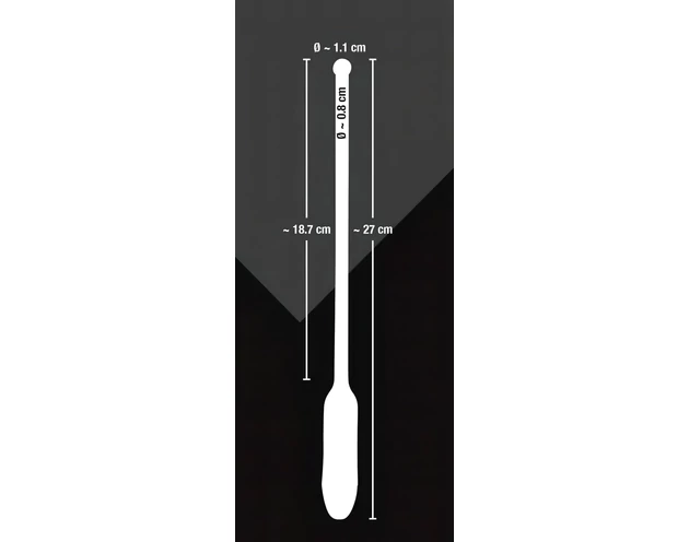 You2Toys DILATOR - szilikon húgycső vibrátor - fekete (8-11mm)