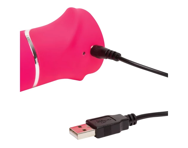 Happyrabbit Thrusting - akkus, csiklókaros lökő vibrátor (pink)