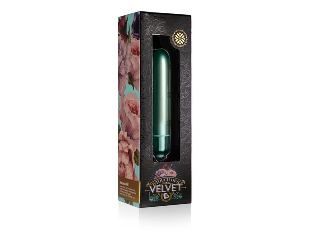 Touch of Velvet - mini rúzsvibrátor (10 ritmusú) - zöld