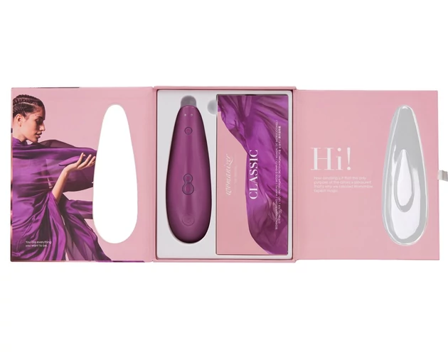 Womanizer Classic - vízálló csiklóizgató (lila)