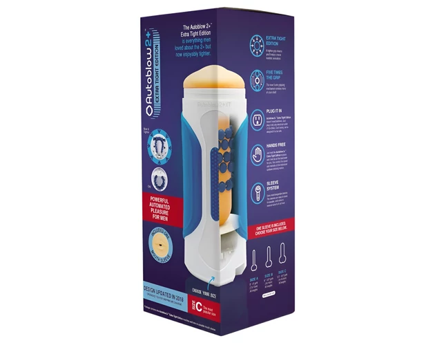 Autoblow 2+ XT - hálózati száj maszturbátor (C betéttel)