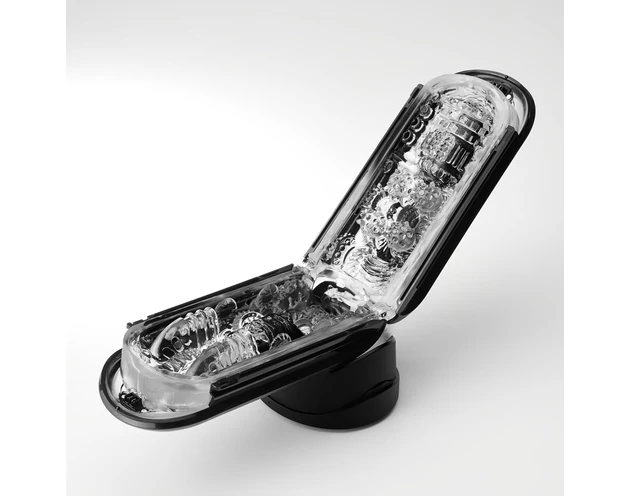 TENGA Flip Zero - vibrációs maszturbátor (fekete)