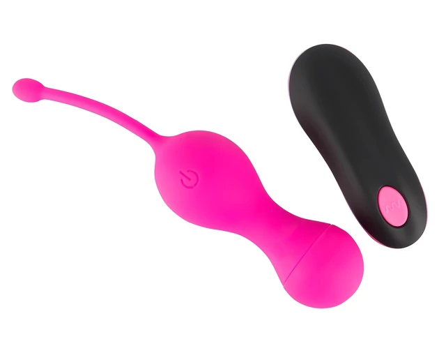 SMILE Love Balls - akkus, rádiós vibrációs tojás (pink)
