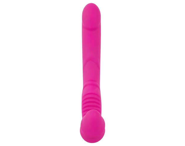Double2Teaser - felcsatolható vibrátor tartópánt nélkül (pink)