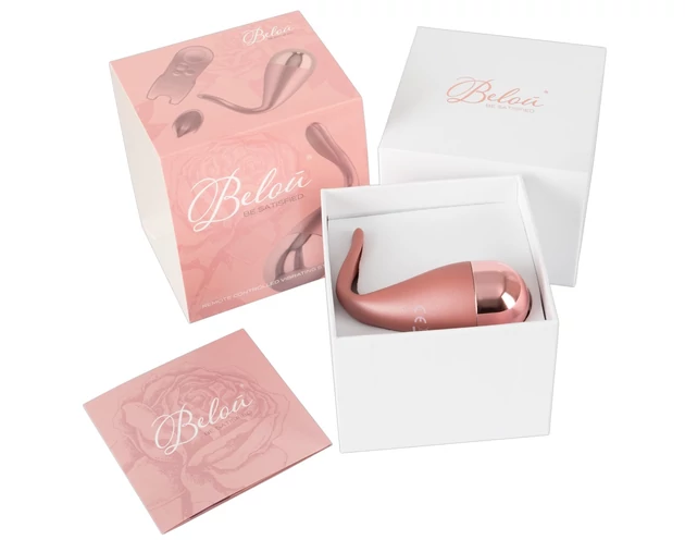 Belou - vibrációs tojás és csiklóvibrátor egyben (rose gold)
