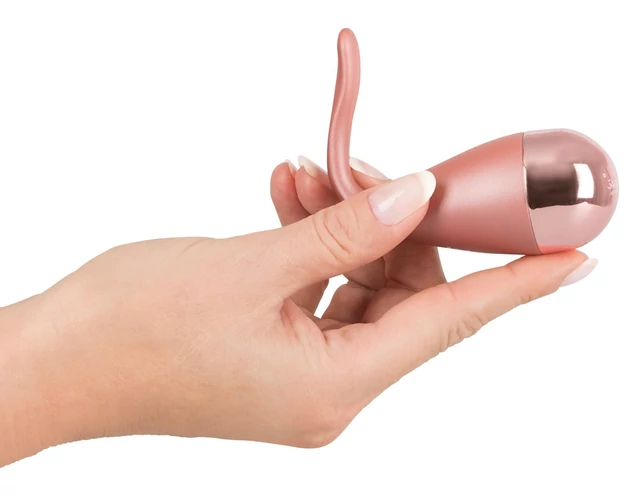 Belou - vibrációs tojás és csiklóvibrátor egyben (rose gold)