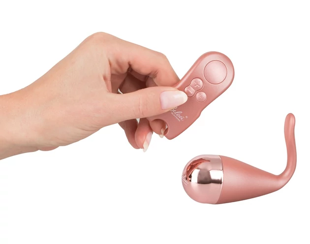 Belou - vibrációs tojás és csiklóvibrátor egyben (rose gold)