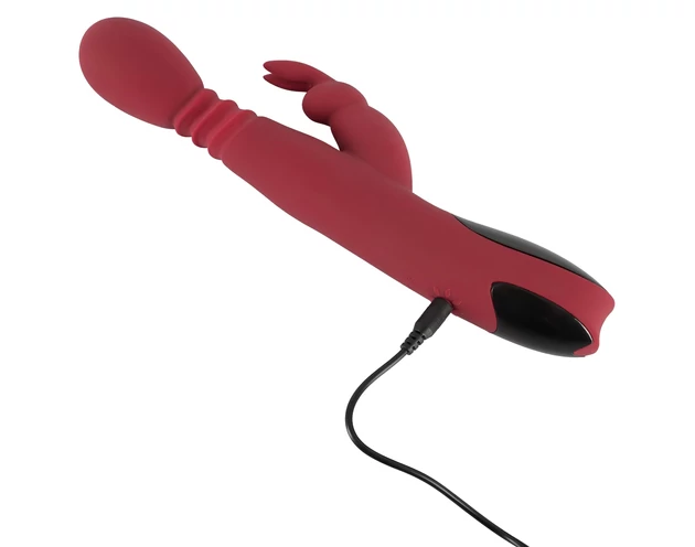 You2Toys Massager - lökő-forgó, melegítő G-pont vibrátor (piros)