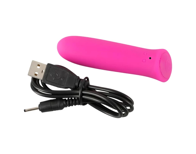 SMILE Power Bullet - akkus, extra erős kis rúdvibrátor (pink)