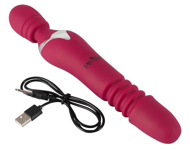 Javida Thrusting - 3in1 masszírozó vibrátor (piros)