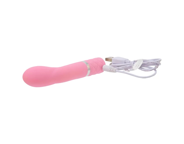 Pillow Talk Racy - akkus, keskeny G-pont vibrátor (pink)