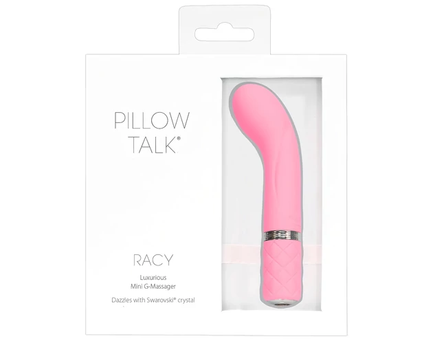 Pillow Talk Racy - akkus, keskeny G-pont vibrátor (pink)