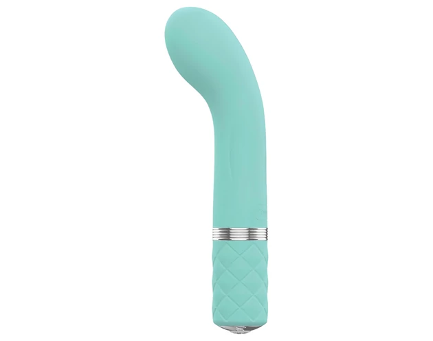 Pillow Talk Racy - akkus, keskeny G-pont vibrátor (türkiz)