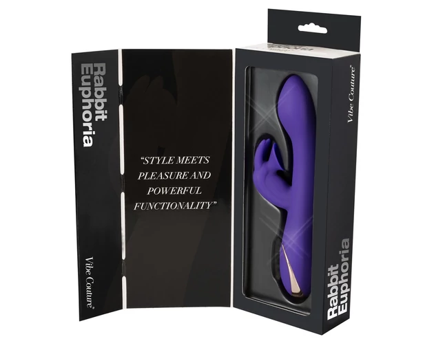 Vibe Couture Rabbit Euphoria - csiklószívó G-pont vibrátor (lila)