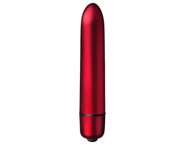 Scarlet Velvet - mini rúzs vibrátor (10 ritmusú) - piros