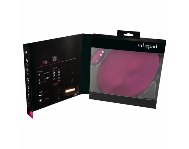 VibePad - 2 motoros, rádiós párna vibrátor (lila)