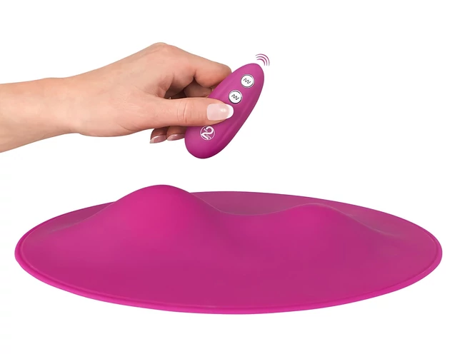 VibePad - 2 motoros, rádiós párna vibrátor (lila)