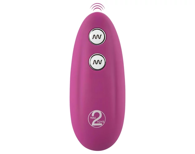 VibePad - 2 motoros, rádiós párna vibrátor (lila)