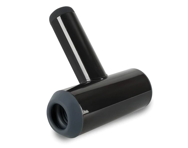 Rebel - akkus, fel-le mozgó, vibráló maszturbátor (fekete)