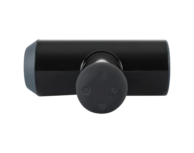 Rebel - akkus, fel-le mozgó, vibráló maszturbátor (fekete)