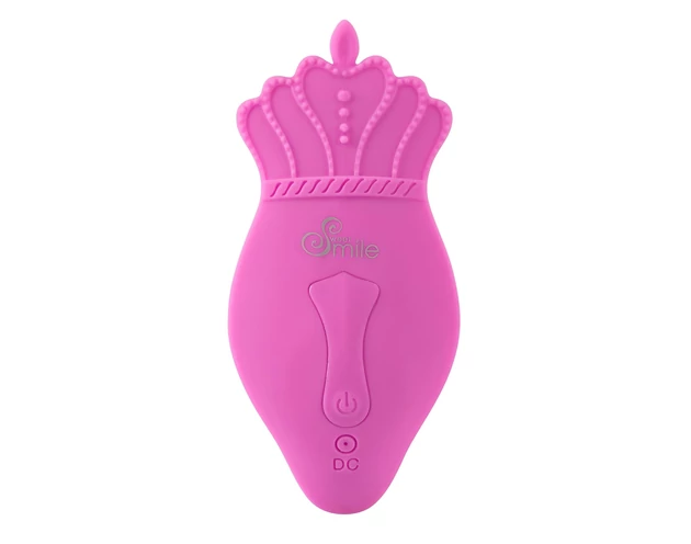 SMILE G-Spot Panty - akkus, rádiós felcsatolható vibrátor (pink)