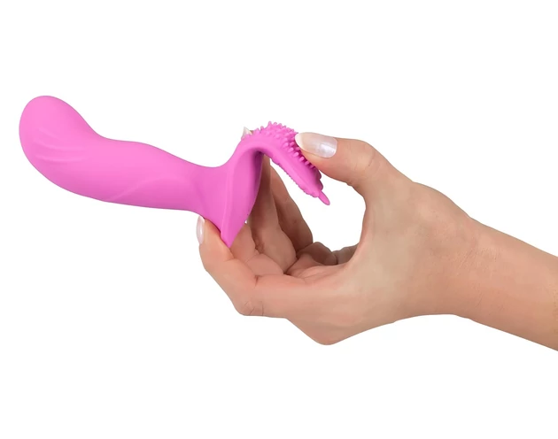 SMILE G-Spot Panty - akkus, rádiós felcsatolható vibrátor (pink)