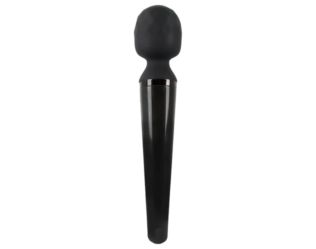 You2Toys Power Wand - akkus, masszírozó vibrátor (fekete)