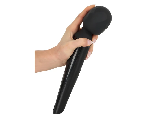 You2Toys Power Wand - akkus, masszírozó vibrátor (fekete)