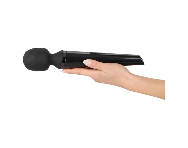 You2Toys Power Wand - akkus, masszírozó vibrátor (fekete)